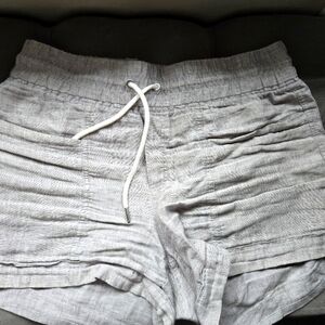 Athleta Cabo Linen Size 8 Womens Shorts